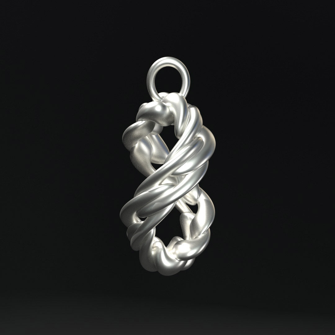  Pendant "twisted chainlink"