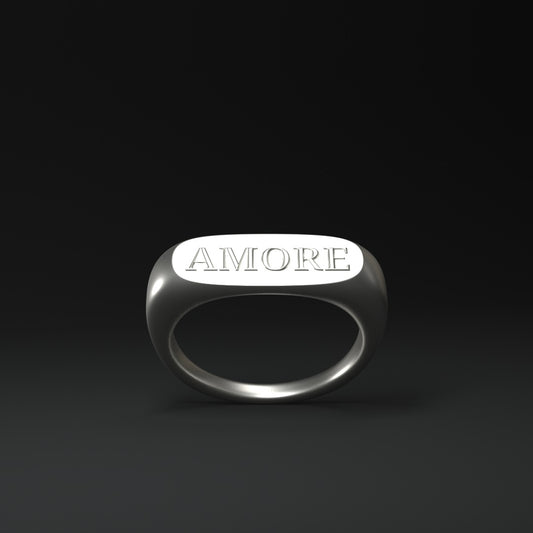 Bague Argent 925 "AMORE"