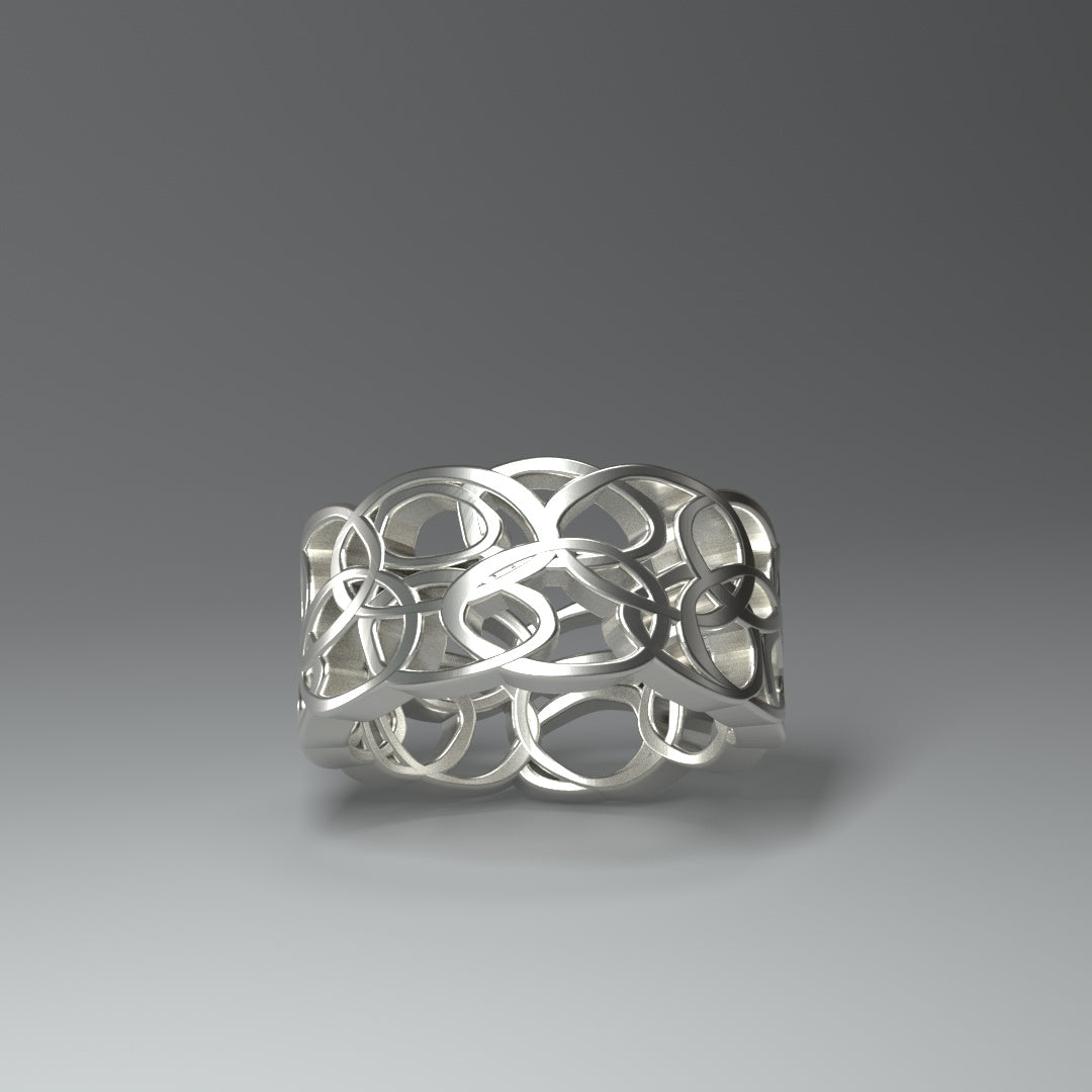 bague argent "ringconnections"