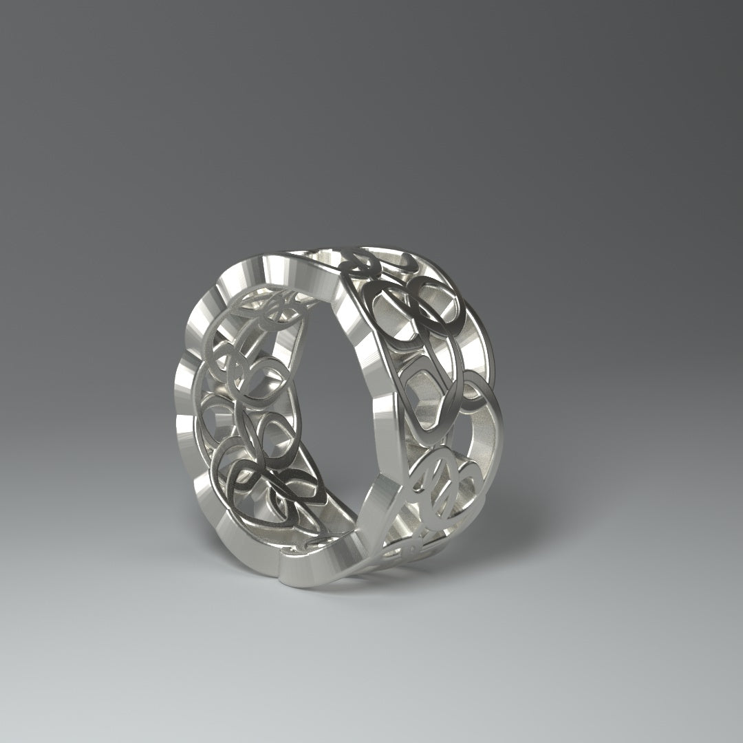 bague argent "ringconnections"