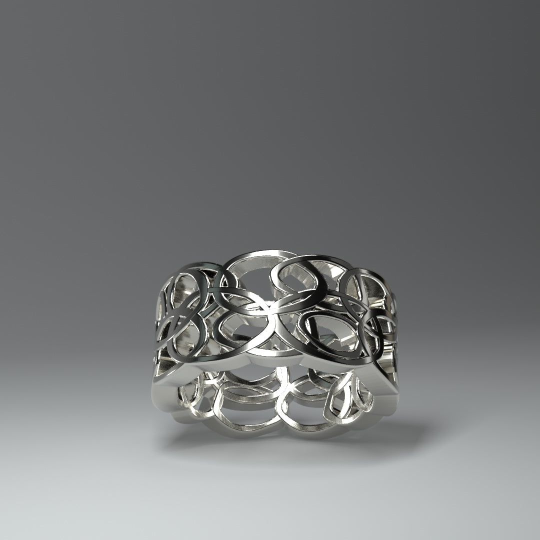 bague argent "ringconnections"