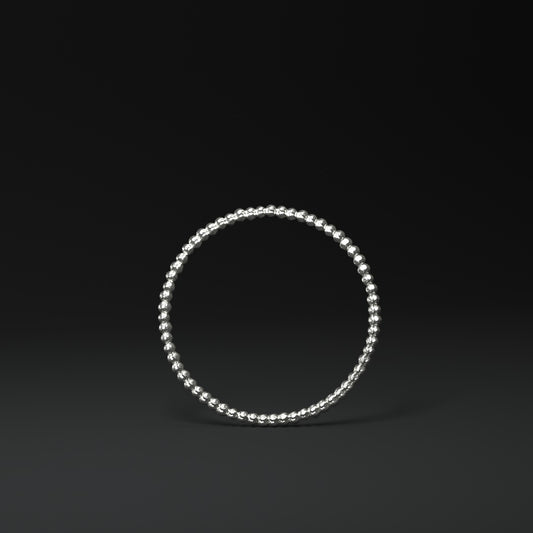 Ring "small hammered spheres"